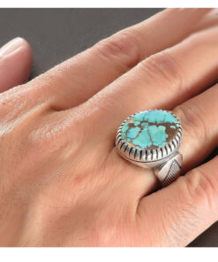 Silver Turquoise Ring, Kenning Design