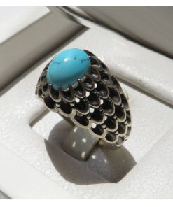 Silver Turquoise Ring, Loyal Design